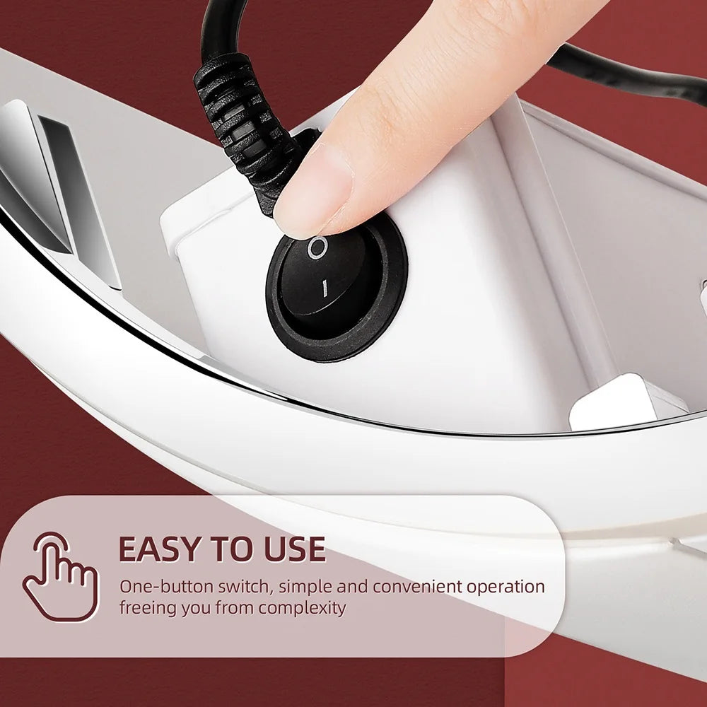 3-Fan Nail Dust Collector - 40W Professional Manicure Vacuum