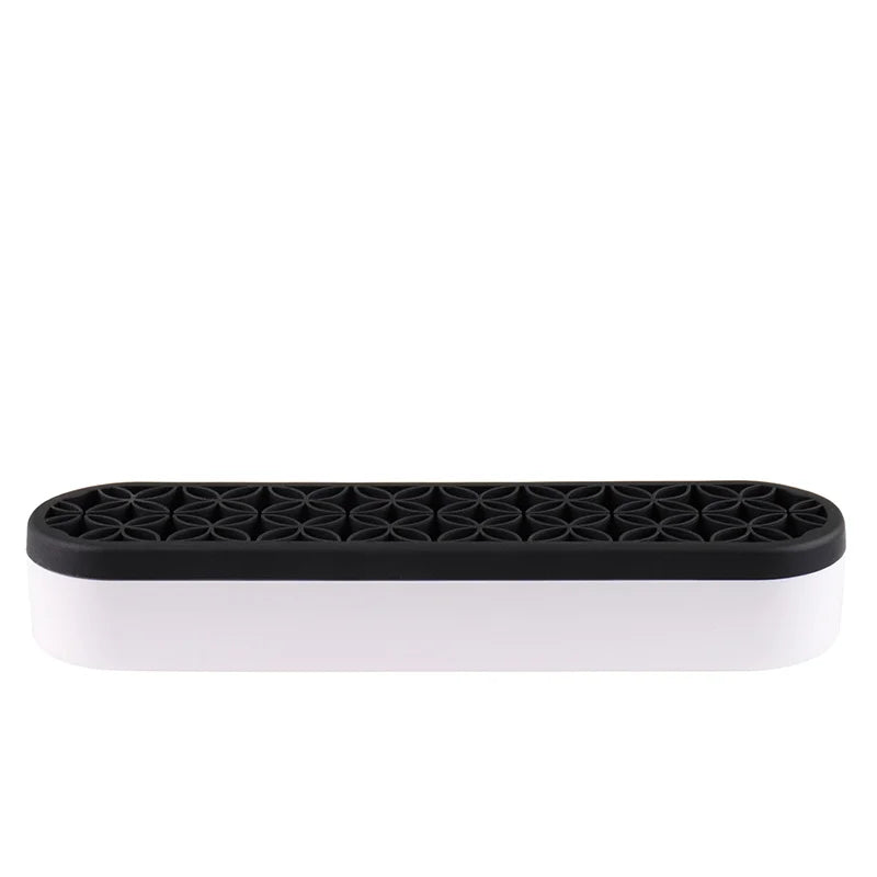 Silicone Makeup Brush Organizer & Drying Rack - Durable Desktop Storage - 20