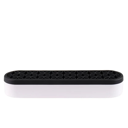 Silicone Makeup Brush Organizer & Drying Rack - Durable Desktop Storage