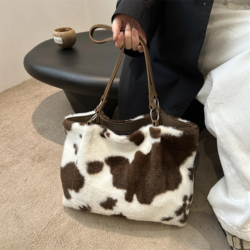 Luxury Plush Korean Shoulder Bag