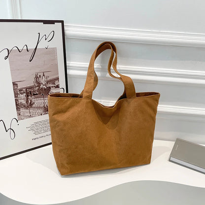 Luxury Soft Suede Tote