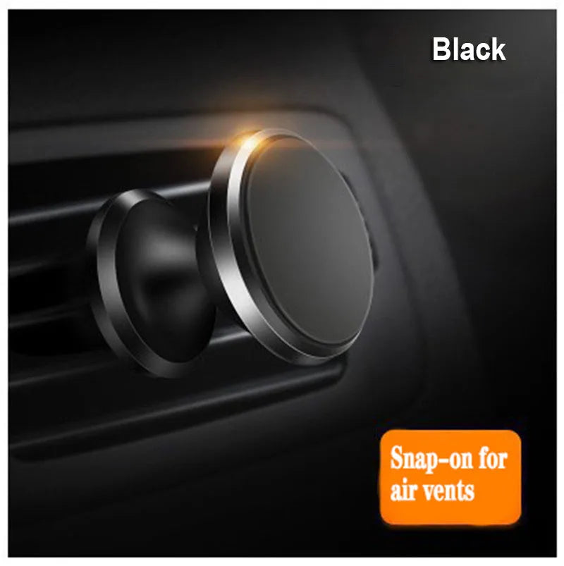 Magnetic Car Phone Mount - 360° Rotatable Air Vent Clip Holder for All Smartphones - 8