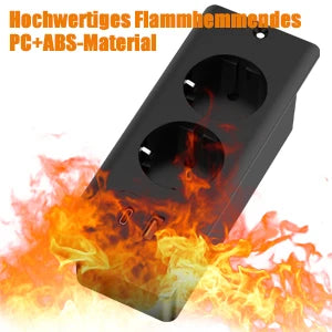 German Standard Dual Socket with PD 20W USB-C & 2.4A USB Fast Charging - 13