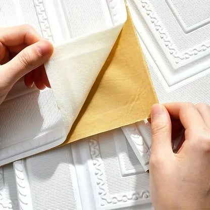3D Foam Wall Panels Self-Adhesive Waterproof Wallpaper