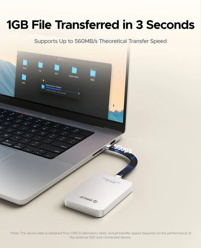 ORICO K5MINI Portable SSD 480GB - High-Speed External Drive for iPhone