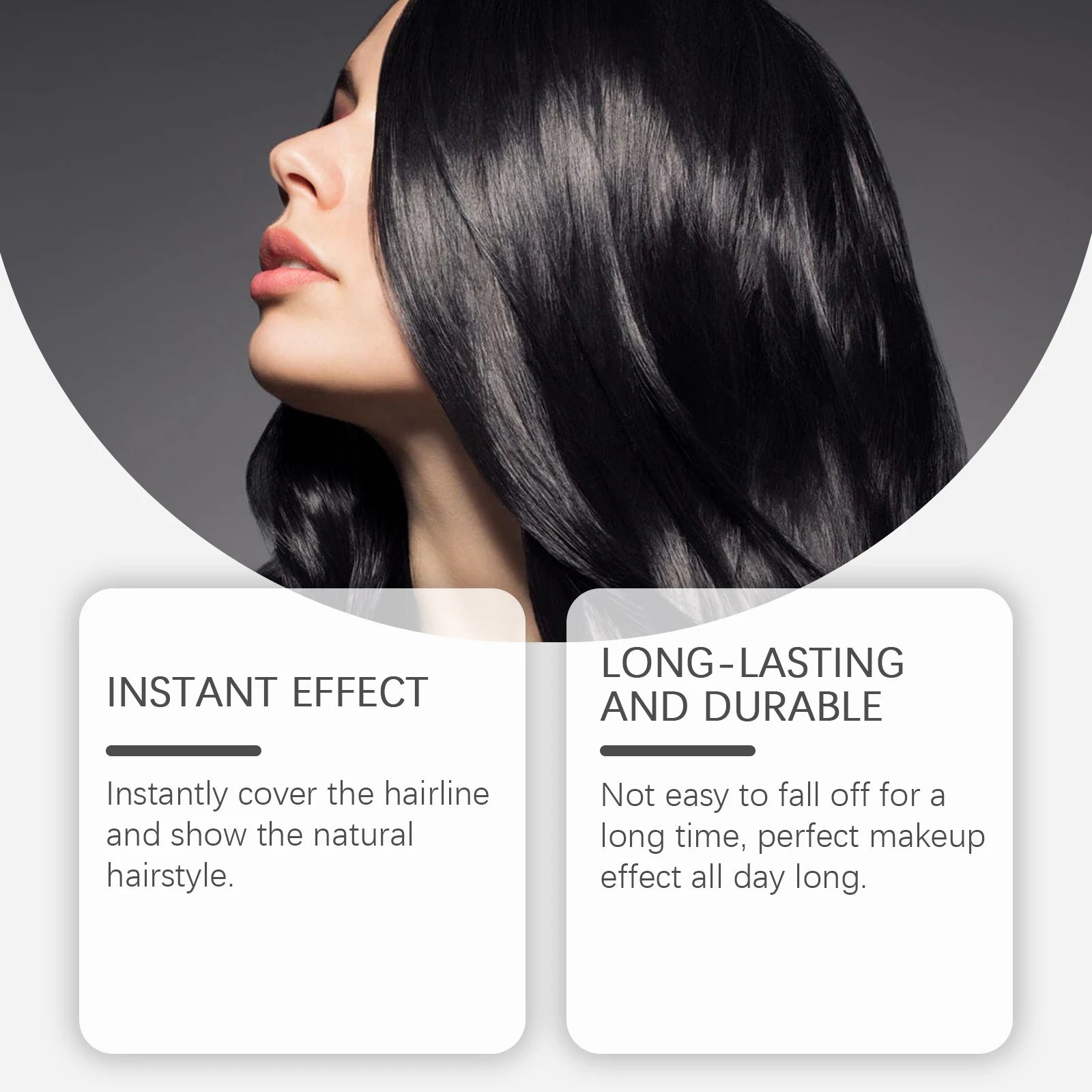 Instant Hairline & Root Concealer – Natural Gray Hair Coverage & Volume Filler - 8