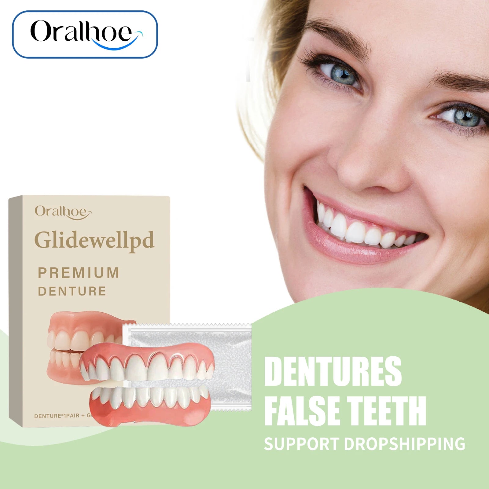 Comfortable Temporary Silicone Denture Set for Instant Smile Restoration - 10