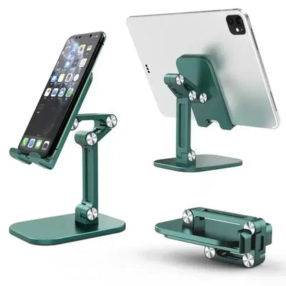 Foldable Desktop Phone & Tablet Stand - Adjustable Universal Holder