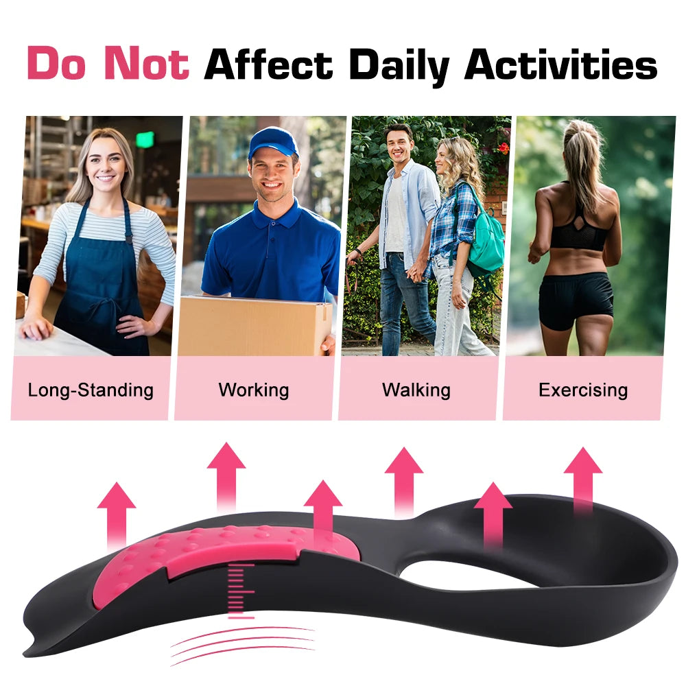 Orthopedic Arch Support Insoles for Flat Feet & Corrective Pain Relief - 11