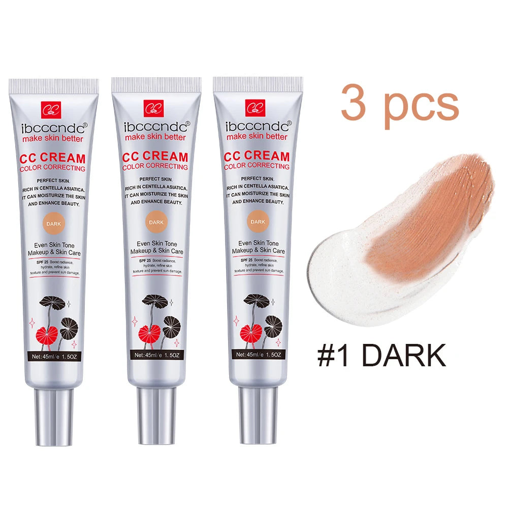 Color Correcting CC Cream - Full Coverage Moisturizing Foundation - 21