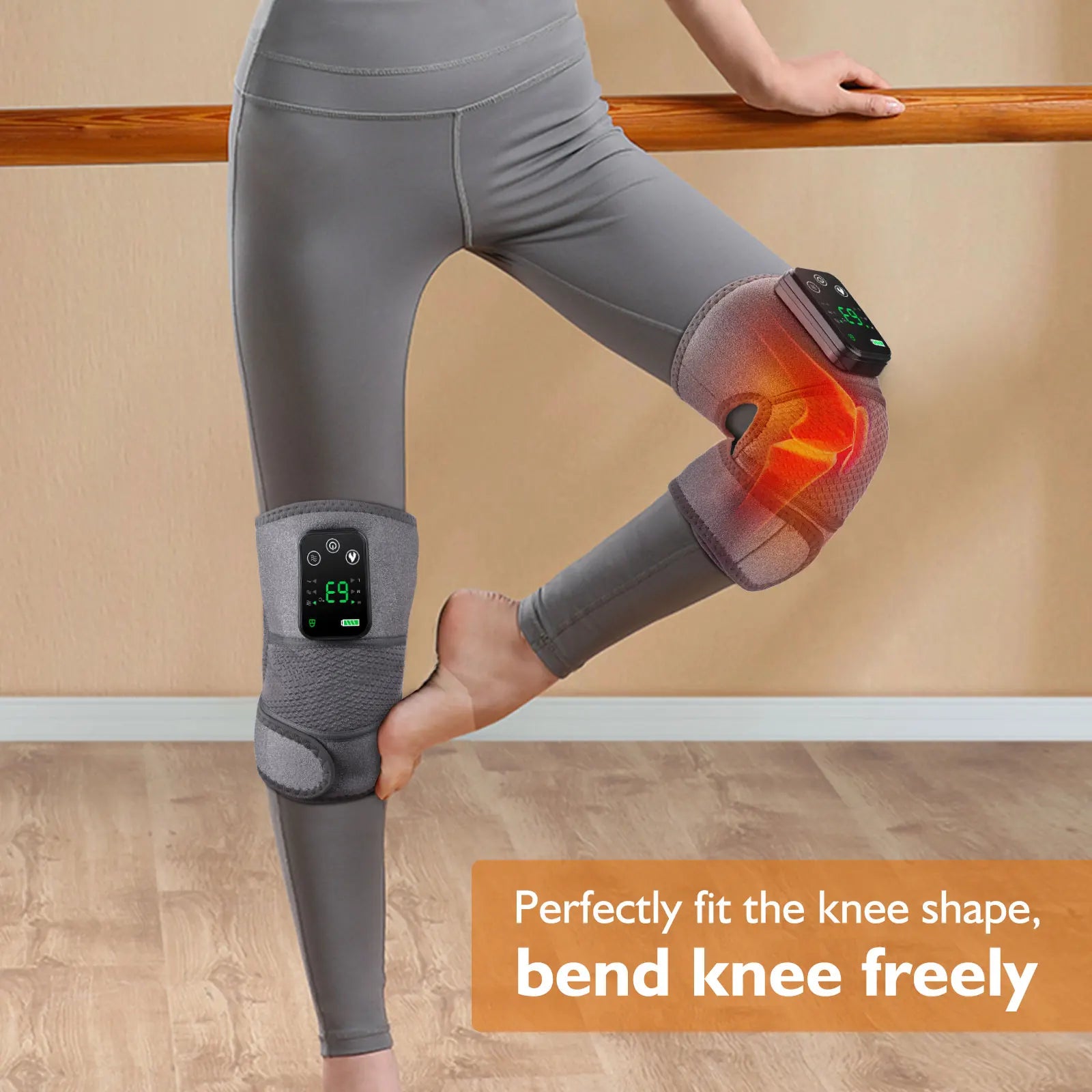 3-in-1 Heated Knee Shoulder Elbow Massager with Vibration - 5