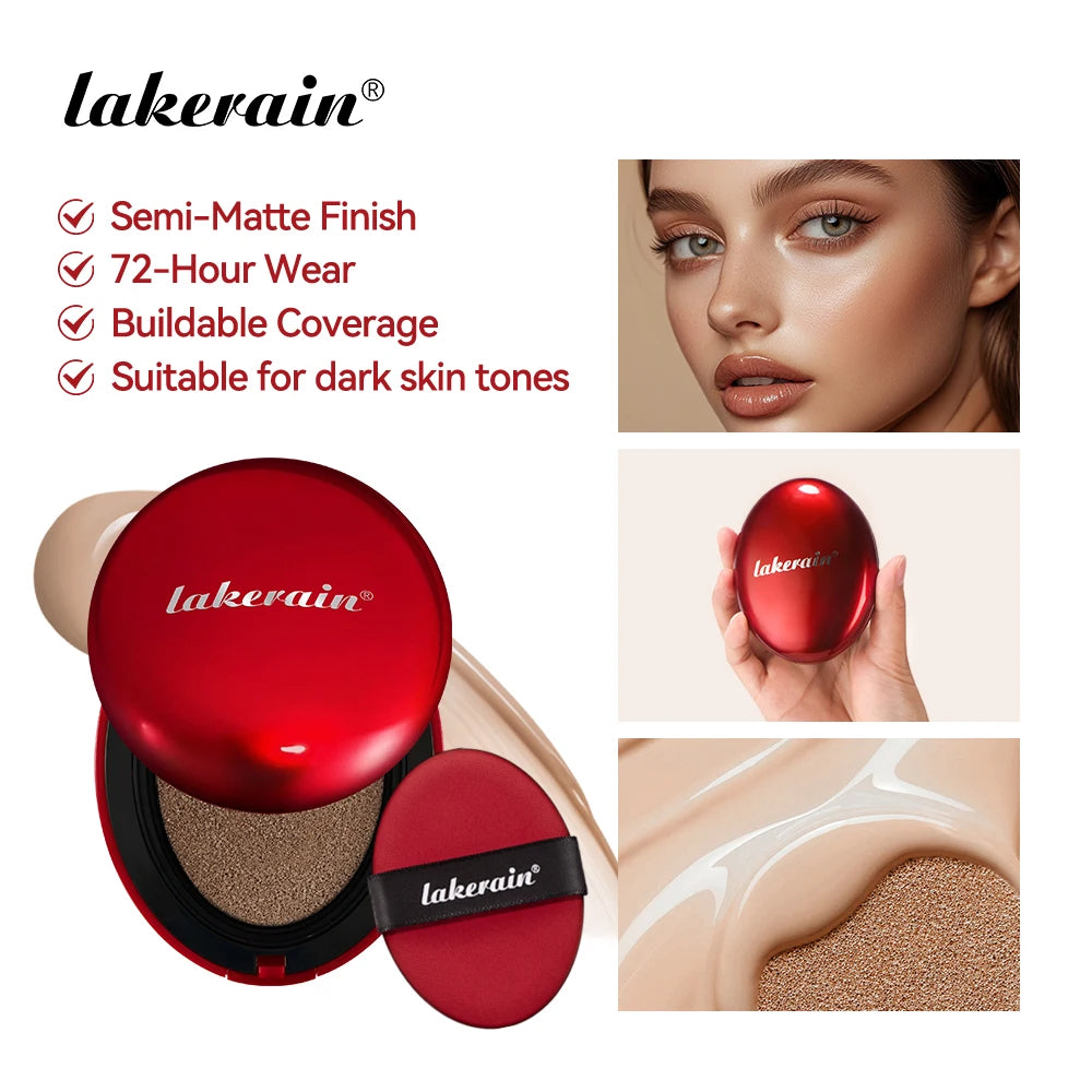 72H Waterproof Semi-Matte Cushion Foundation with Sunscreen