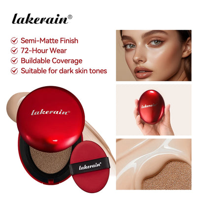72H Waterproof Semi-Matte Cushion Foundation with Sunscreen