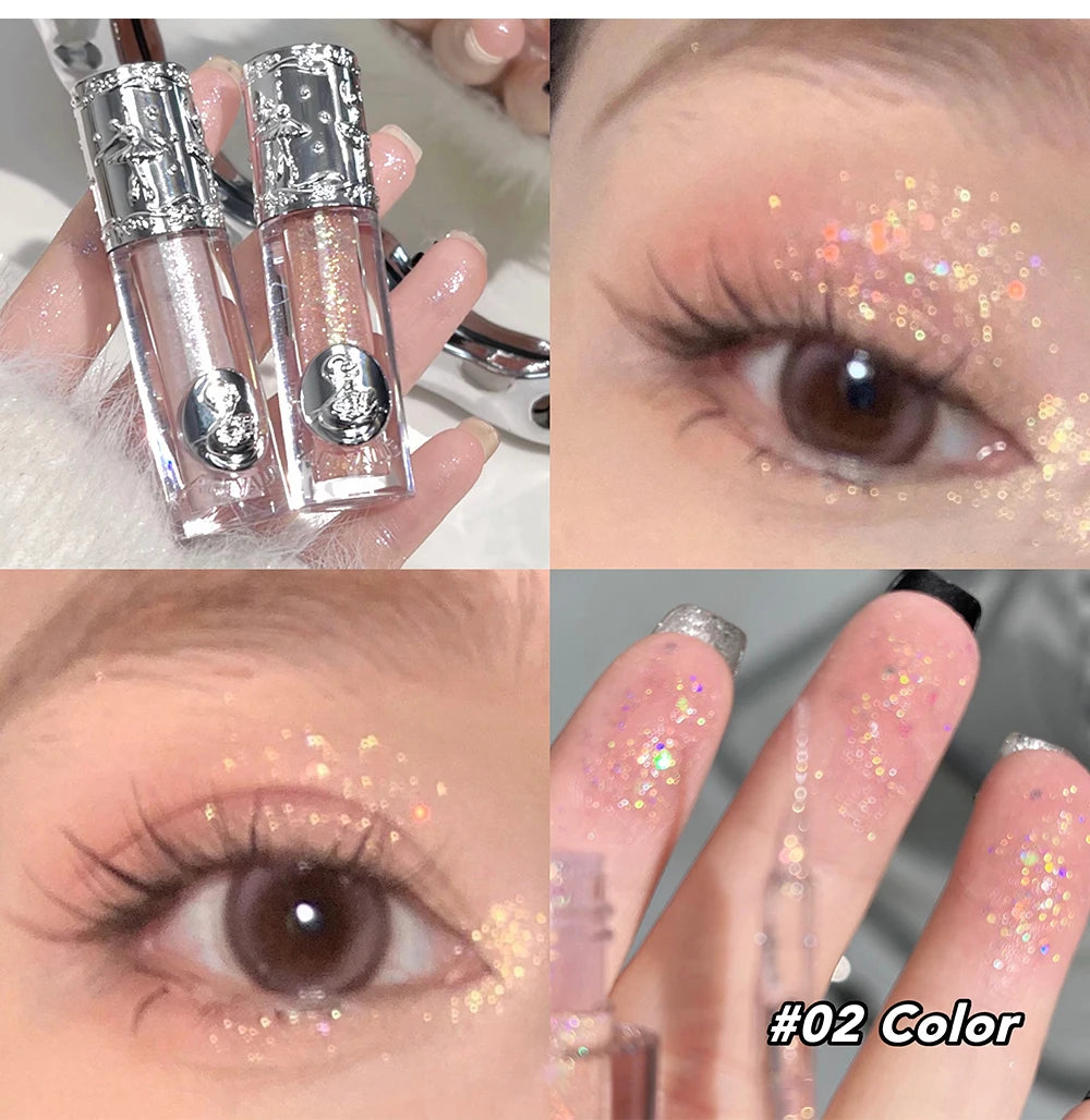 Liquid Shimmer Eyeshadow - Long-Lasting Waterproof Glitter Makeup - 21