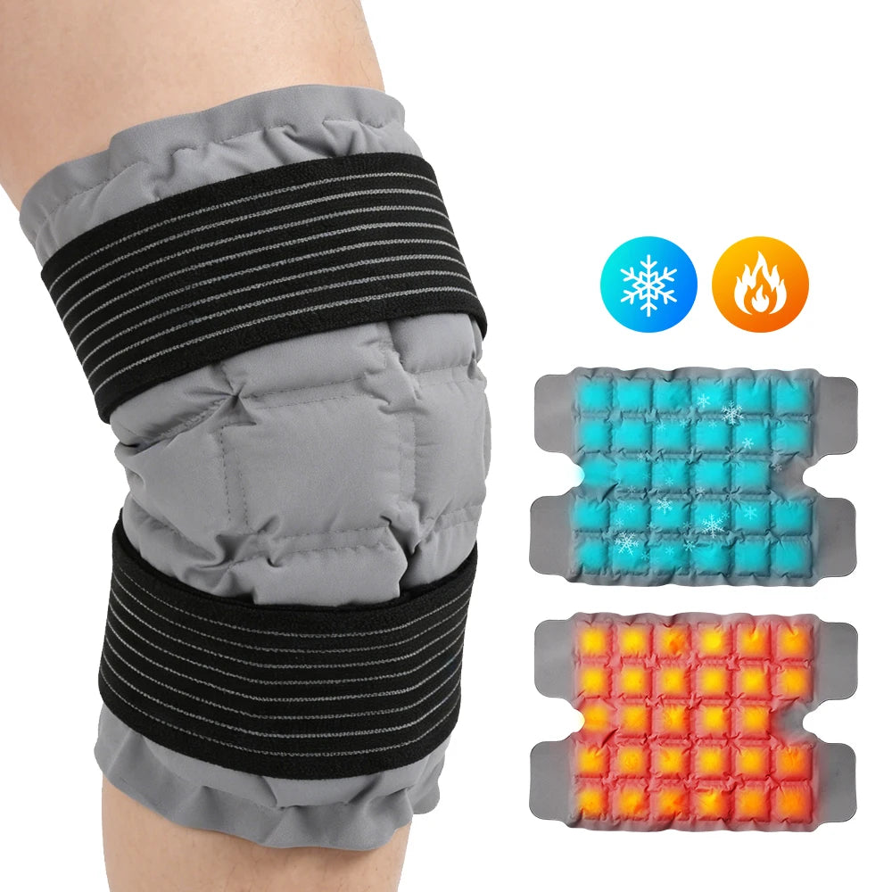 Dual-Action Hot & Cold Therapy Knee Wrap for Pain Relief and Recovery - 1