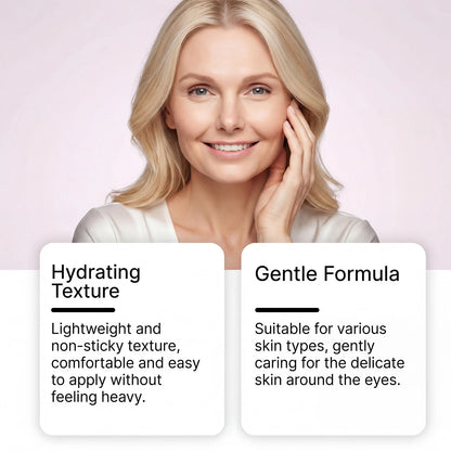 Firming Collagen Eye Cream for Dark Circles & Fine Lines - Anti-Aging Hydrating Care