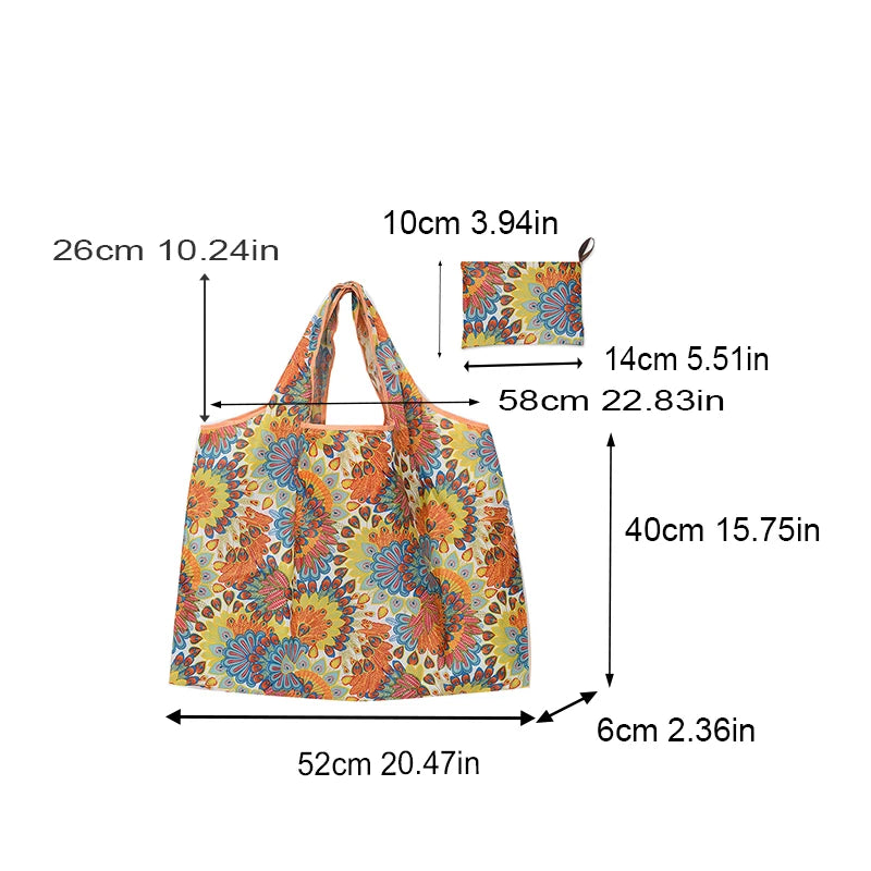 Floral Shopping Tote