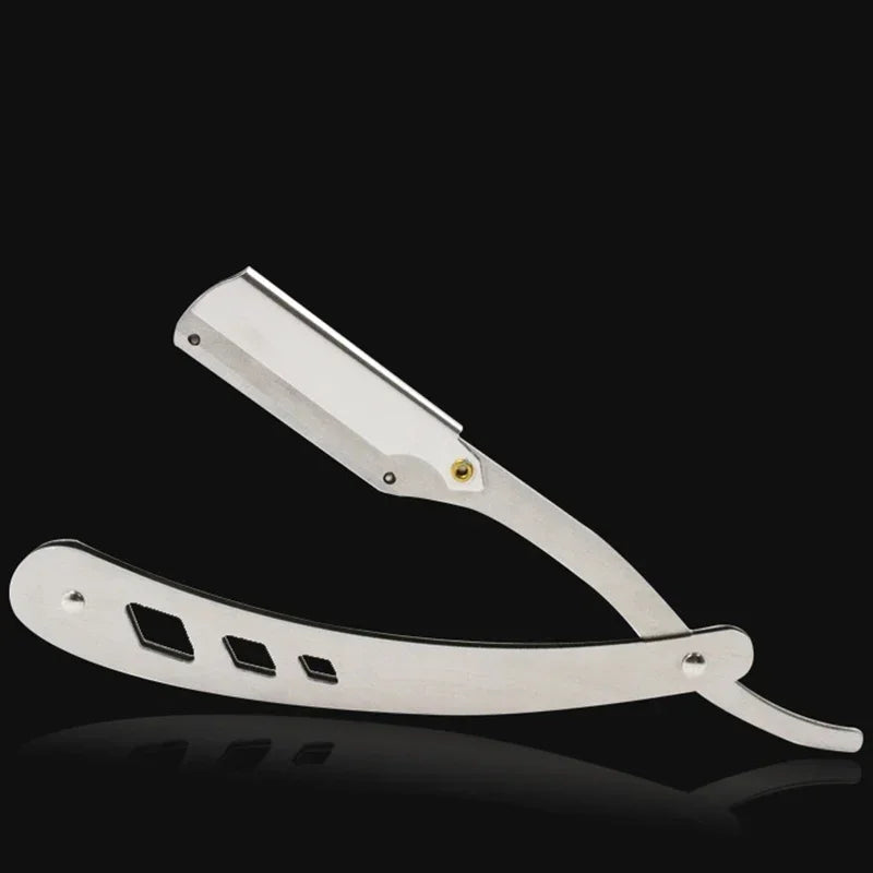 Professional Stainless Steel Folding Straight Razor for Men and Women - 5
