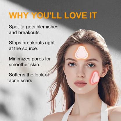 6-Color LED Light Therapy Acne Patch - Wireless Portable Pimple Spot Treatment