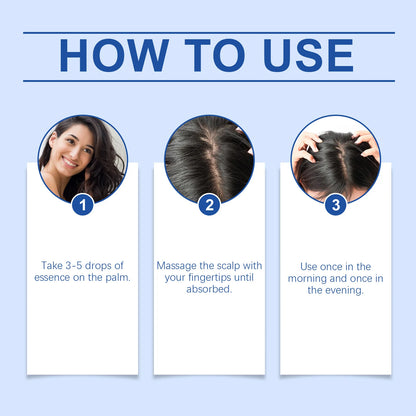 Copper Peptide Hair Growth Serum - Revitalizing Scalp & Anti-Frizz Repair Treatment