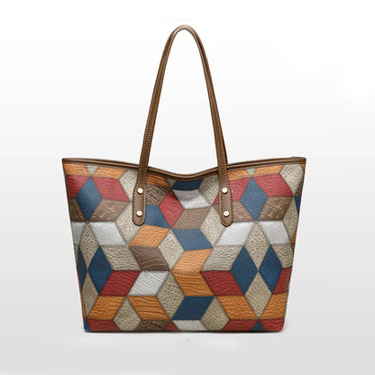 Luxury Vintage Leather Commuter Tote