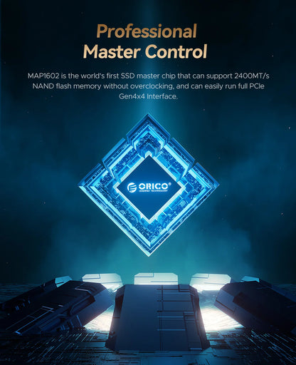 ORICO 7400MB/s Gen4 NVMe M.2 SSD for PS5 & High-Performance Gaming