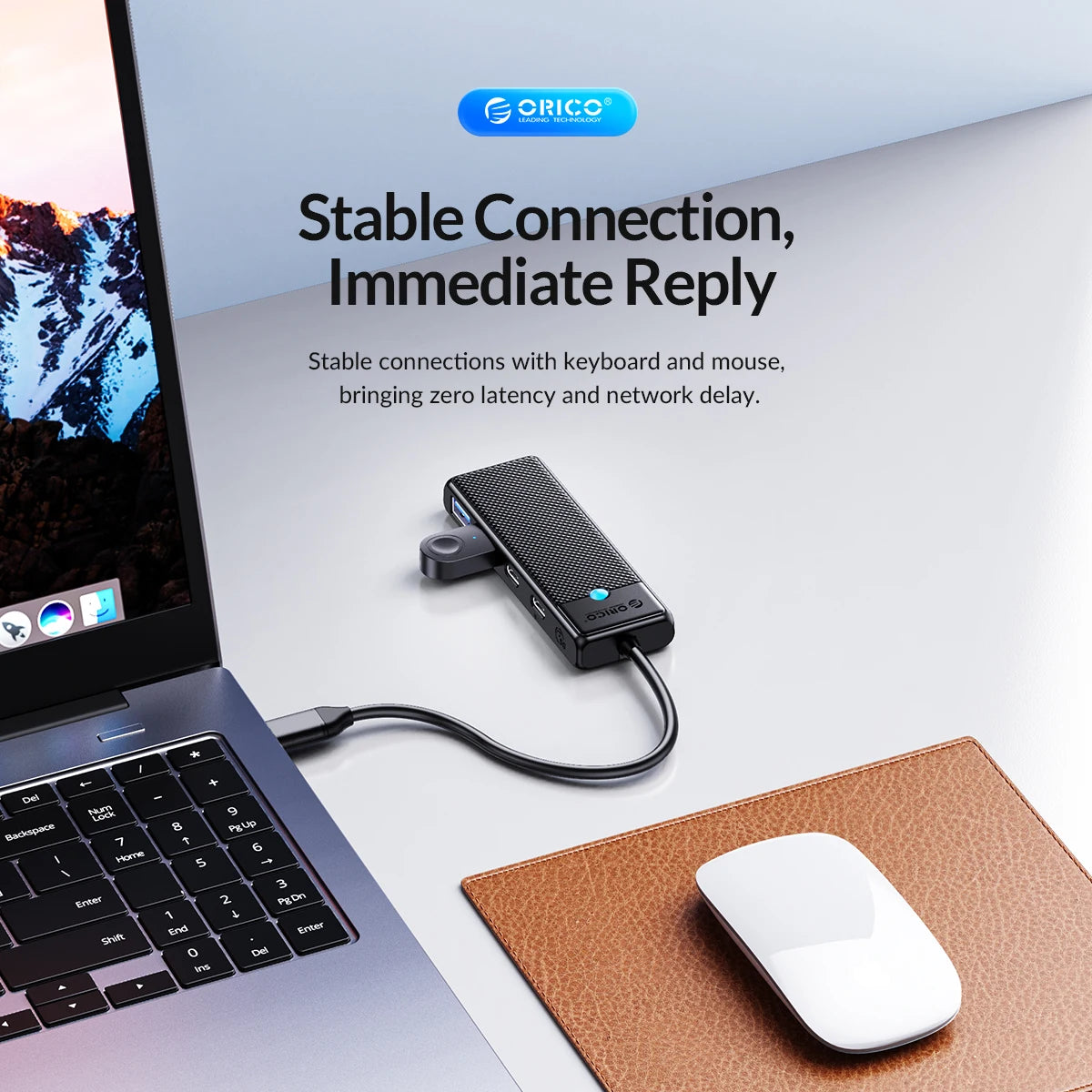 4-in-1 USB-C Hub Adapter with 100W PD Charging & 5Gbps Data Transfer - 15