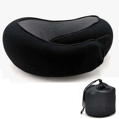 Travel Neck Pillow: Ergonomic Memory Foam U-Shaped Support for Deep Sleep