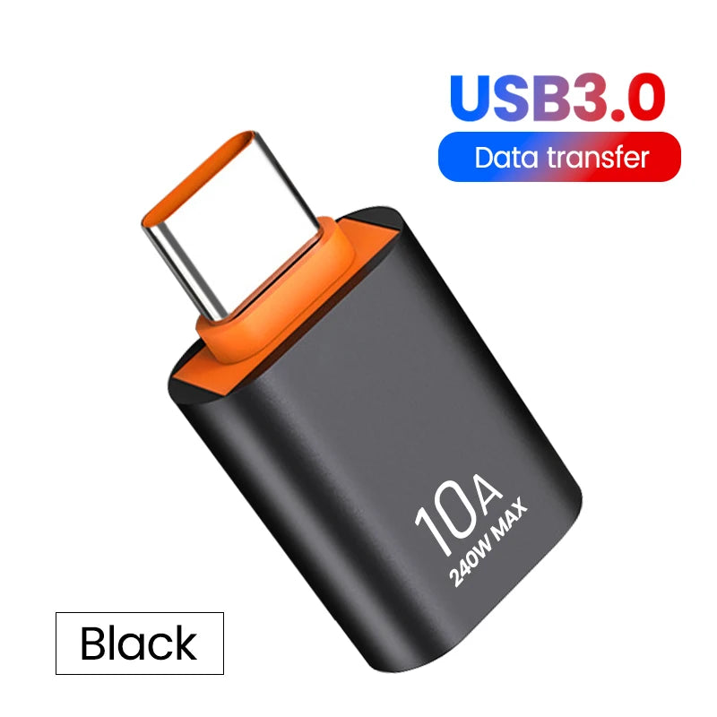 USB 3.0 to USB-C Adapter - Fast Charging & High-Speed Data Transfer OTG