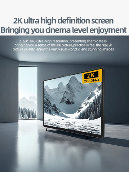 14-Inch 2K Portable Monitor - Ultra HD 60Hz Laptop & Gaming Screen