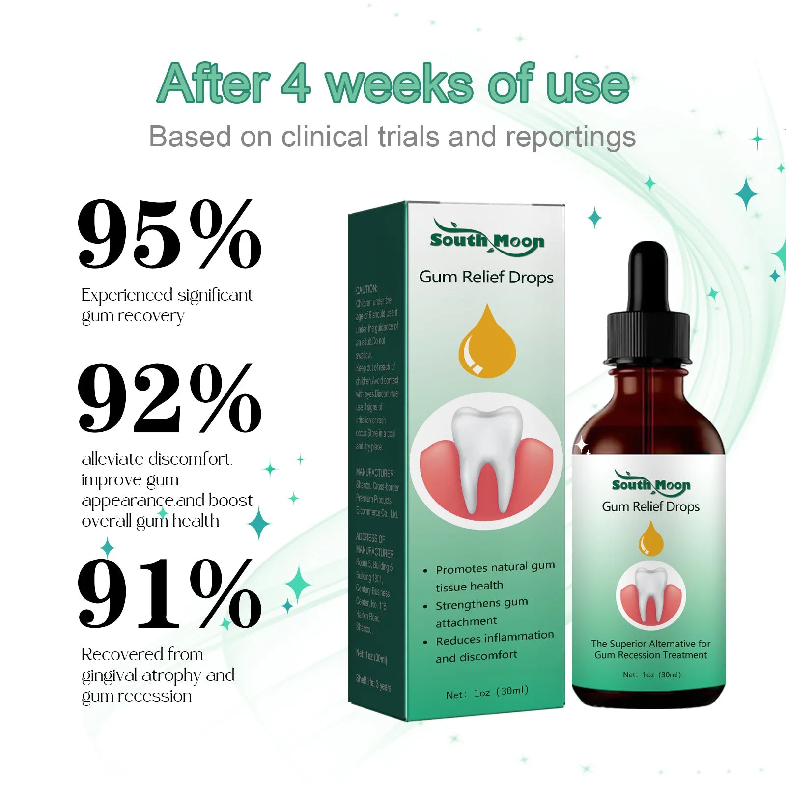 Herbal Toothache and Gum Relief Drops - Oral Care Solution for Pain and Sensitivity - 14