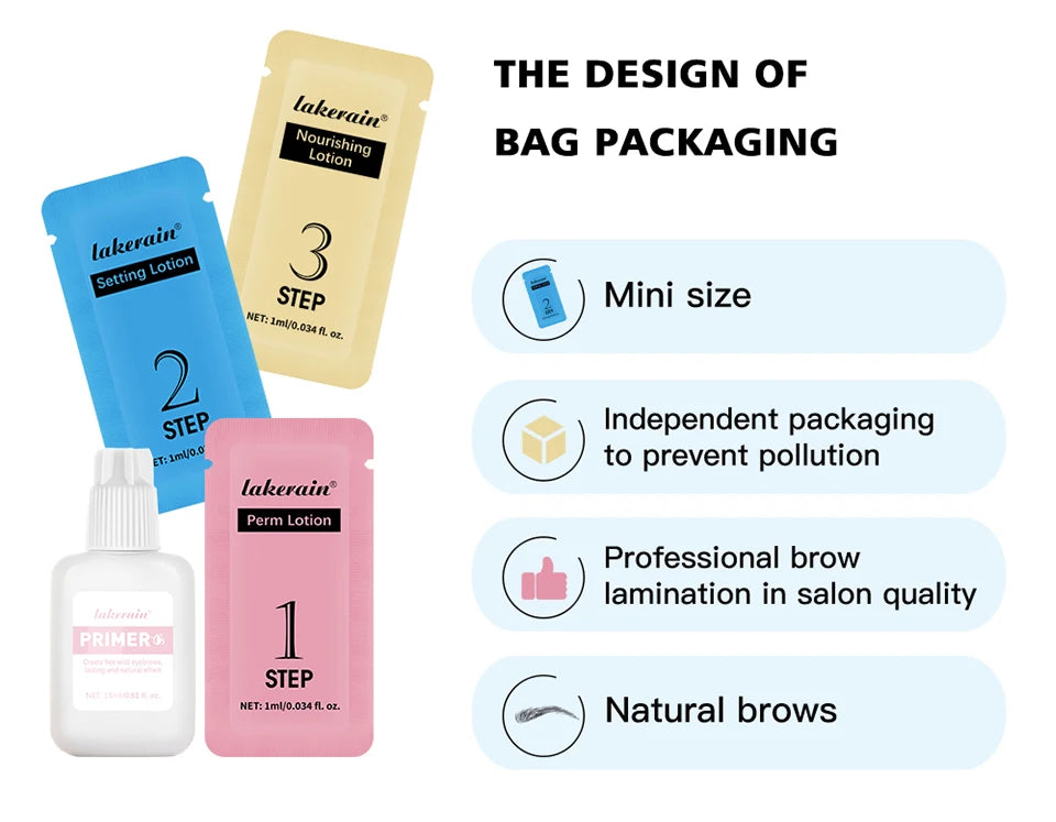 Professional DIY Eyebrow Lamination & Brow Perm Lift Kit - 11