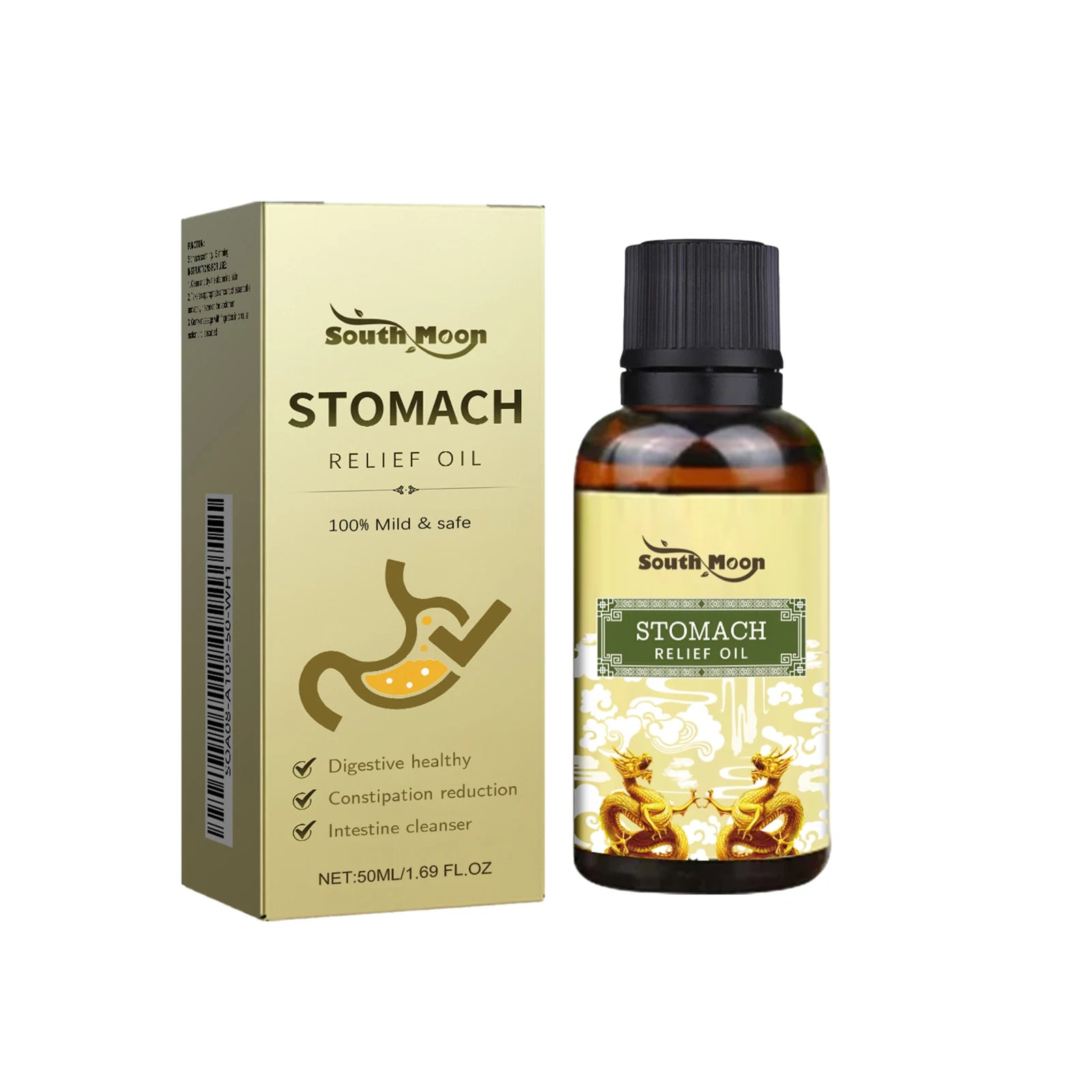 Natural Herbal Abdominal Massage Oil for Digestive Comfort & Constipation Relief - 13