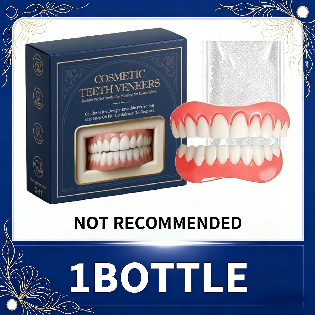 Moldable Thermoplastic Denture Fitting Beads - DIY Temporary Tooth Repair Kit
