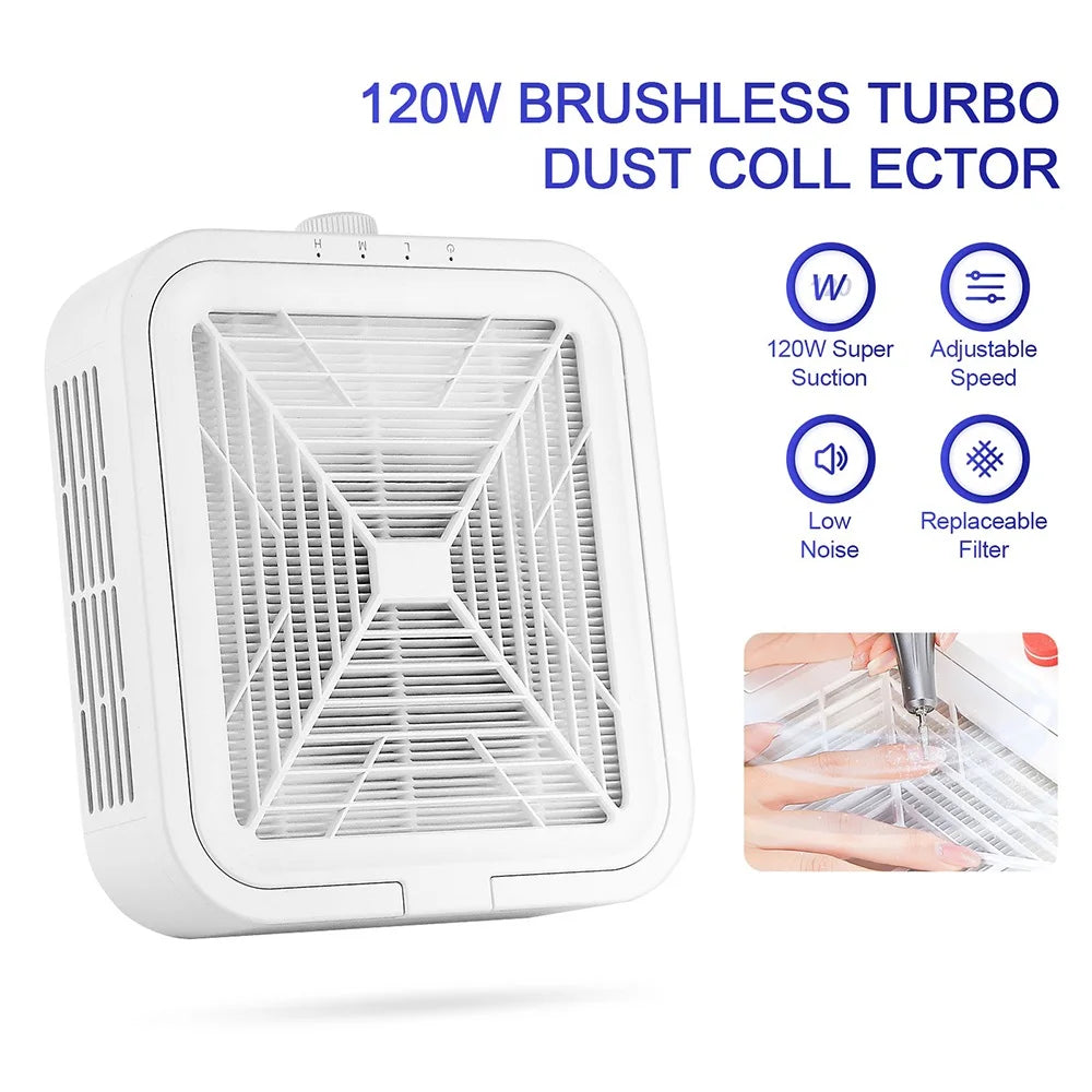 Brushless Nail Dust Collector & Extractor