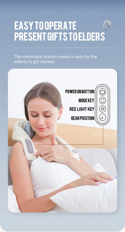 Brushless Neck & Shoulder Massager for Deep Trapezius Relief