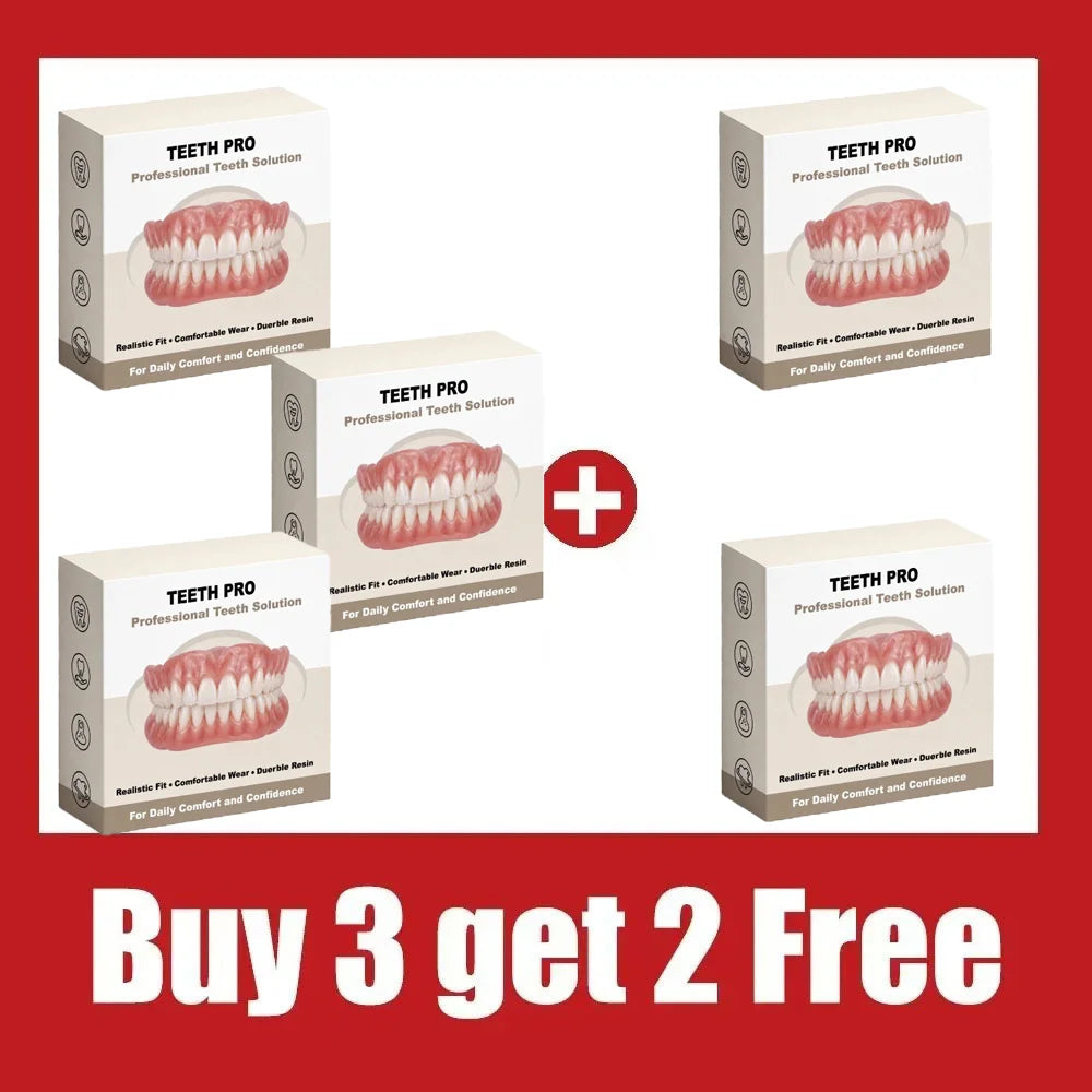 Instant Snap-On Smile Veneers - Realistic Comfort Fit Teeth for Natural Looking Smile - 7