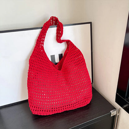 Luxury Bohemian Crochet Tote