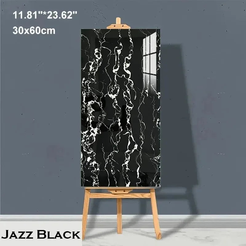 Waterproof Peel & Stick Marble Wall Tiles - Self Adhesive (30x60cm) - 11