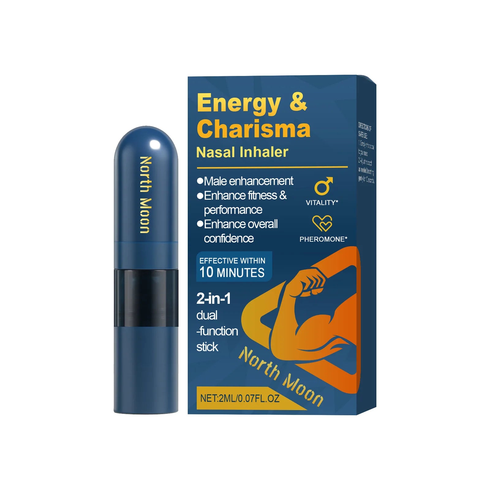 Energy & Charisma Nasal Inhaler - Male Vitality & Performance Support Stick - 21