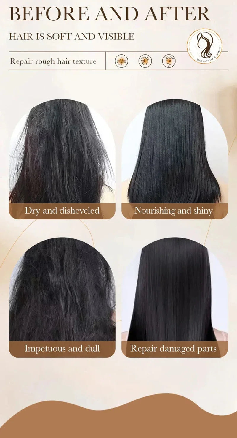 Natural Repair Magical Hair Mask for Frizzy and Damaged Hair - 19