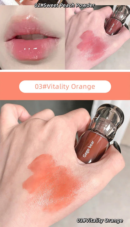 Crystal Gloss Hydrating Lip Tint - Long-Lasting Mirror Finish Plumper