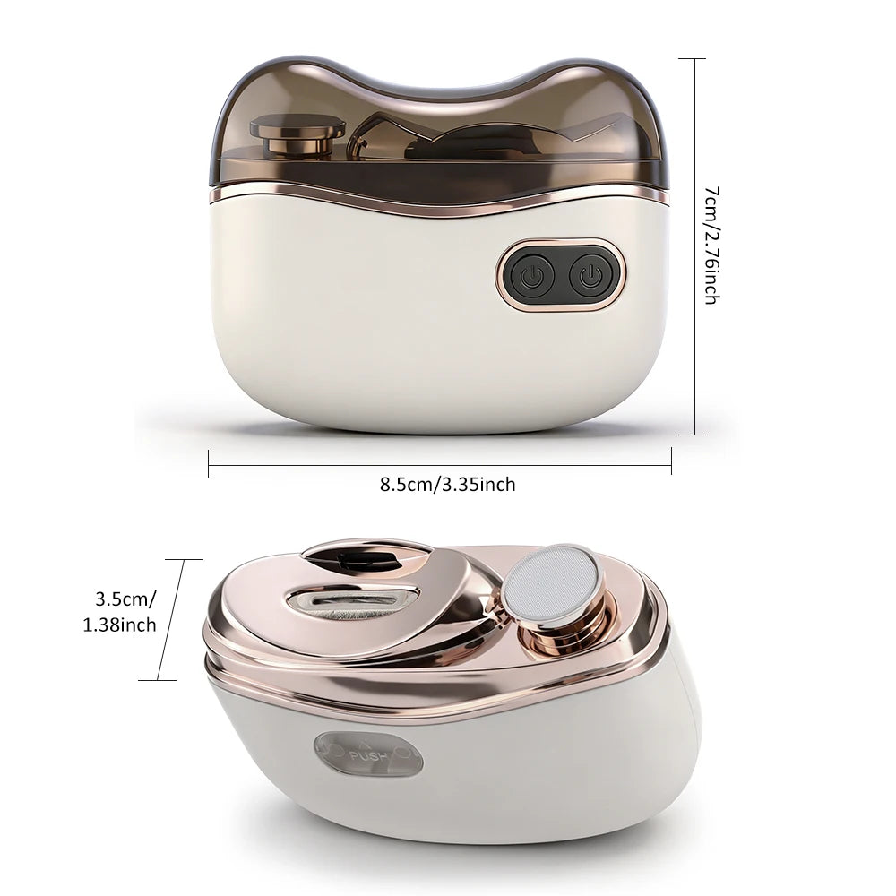 Electric Automatic Nail Trimmer & Polisher with LED Light for Safe Nail Care - 21