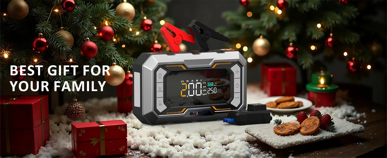 1500A Portable Car Jump Starter & 150 PSI Tire Inflator Air Compressor - 15
