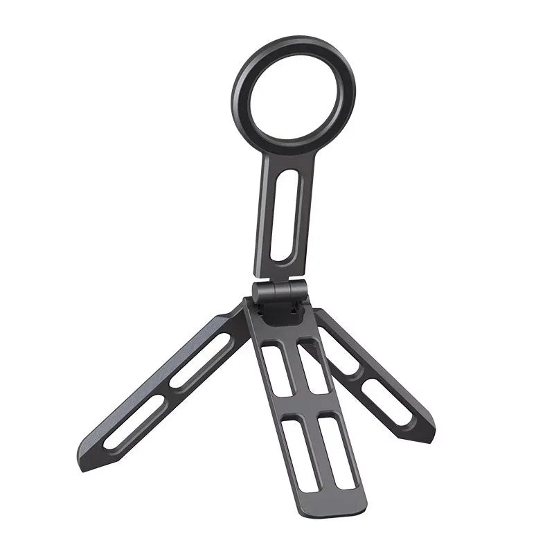 Foldable Magnetic Phone Stand for MagSafe - Aluminum Desktop Tripod
