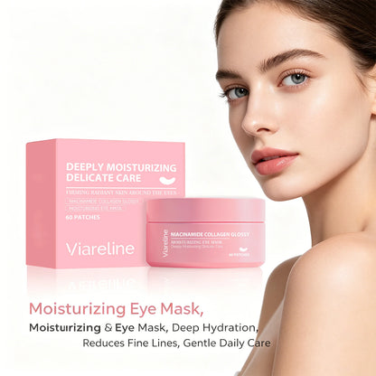 Niacinamide Collagen Eye Patches for Dark Circles, Puffiness & Fine Lines