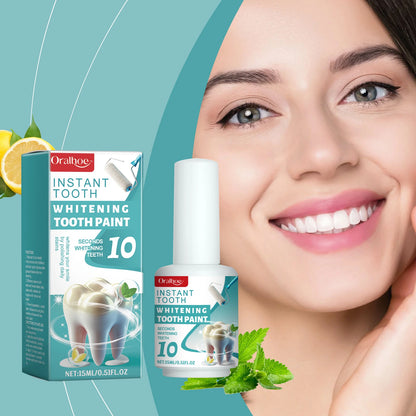 Instant Teeth Whitening Paint Gel for Stain Removal and Bright Smile