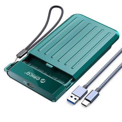 ORICO 2.5" USB 3.1 Type-C HDD/SSD Enclosure - 6Gbps Portable Hard Drive Case