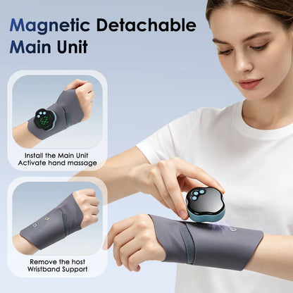 Electric EMS Wrist Massager for Carpal Tunnel & Muscle Fatigue Relief