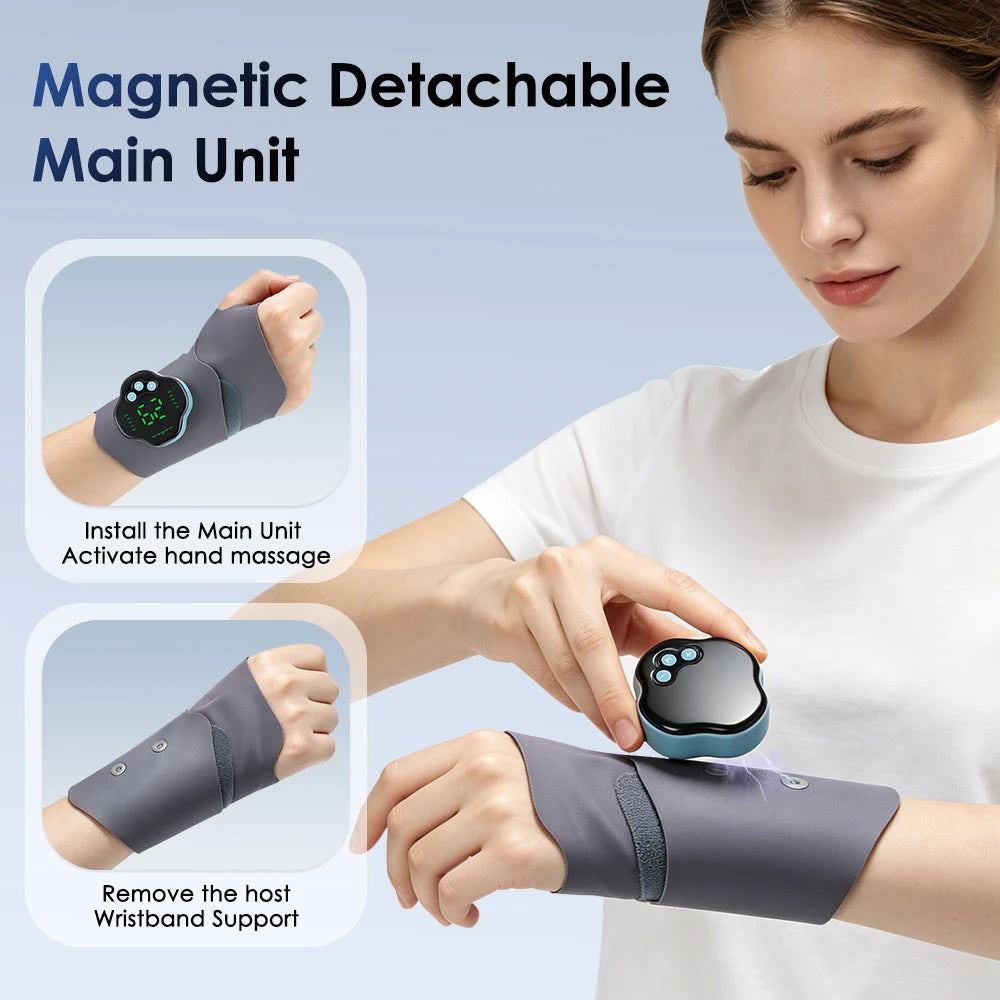 EMS Microcurrent Wrist Massager for Carpal Tunnel & Muscle Relief - 9